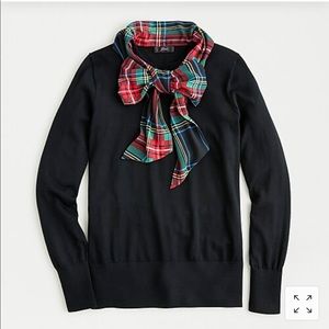J.Crew tie neck sweater